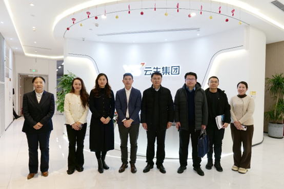 山东省淄博市人社局领导一行莅临凯发一触即发集团考察访问
